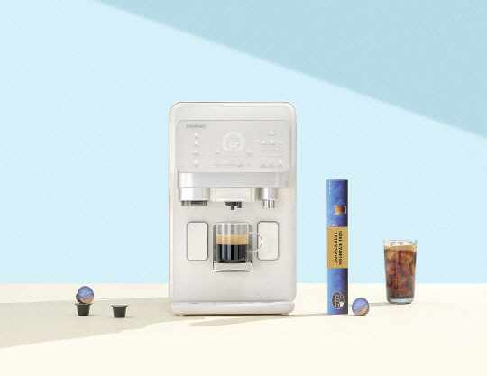 청호나이스 커피머신 얼음정수기 에스프레카페. 청호나이스 제공